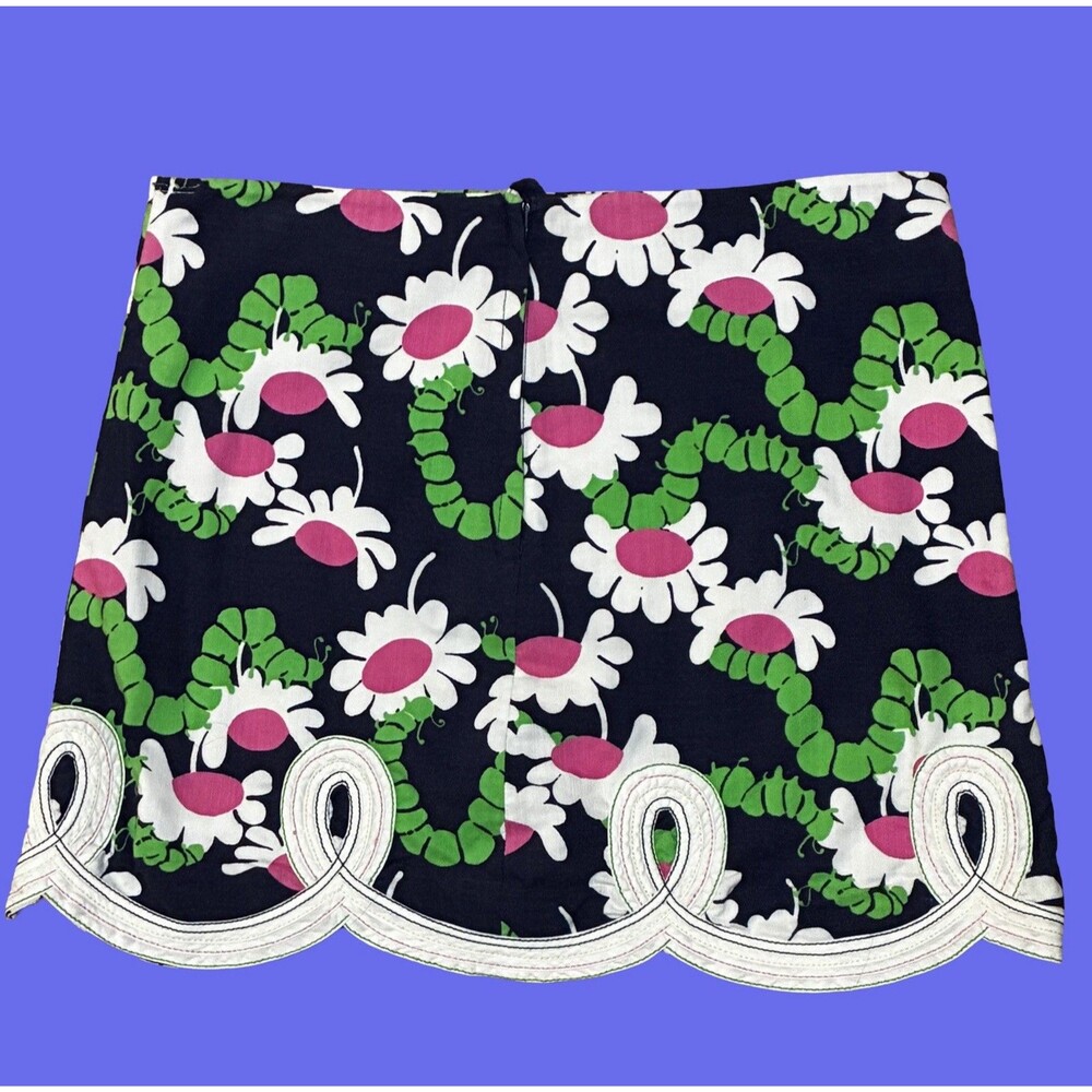 Lilly Pulitzer Women’s Size 10 Caterpillar Print Skirt - Picture 2 of 5